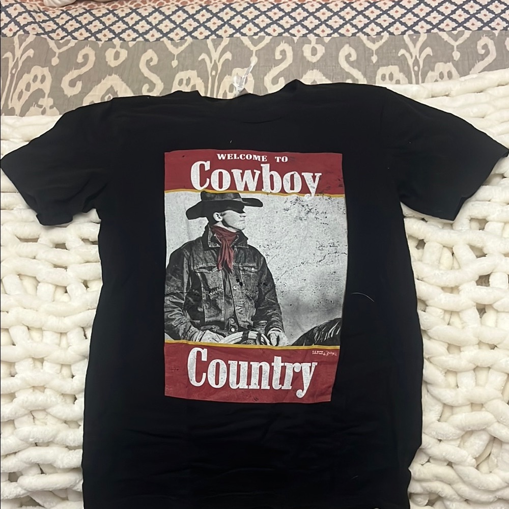 Black Cowboy Country Graphic T-Shirt